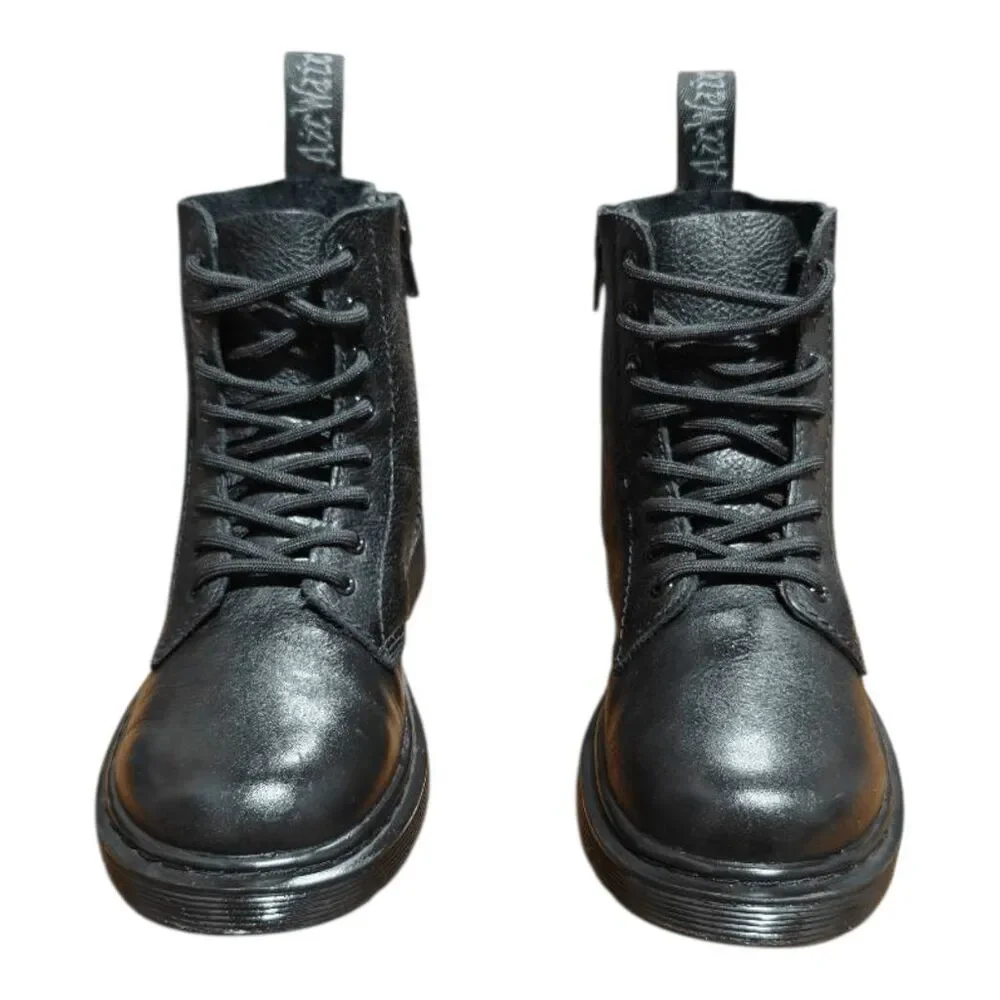 DR. MARTENS 1460 Pascal Junior Leather Combat Boot Size 1